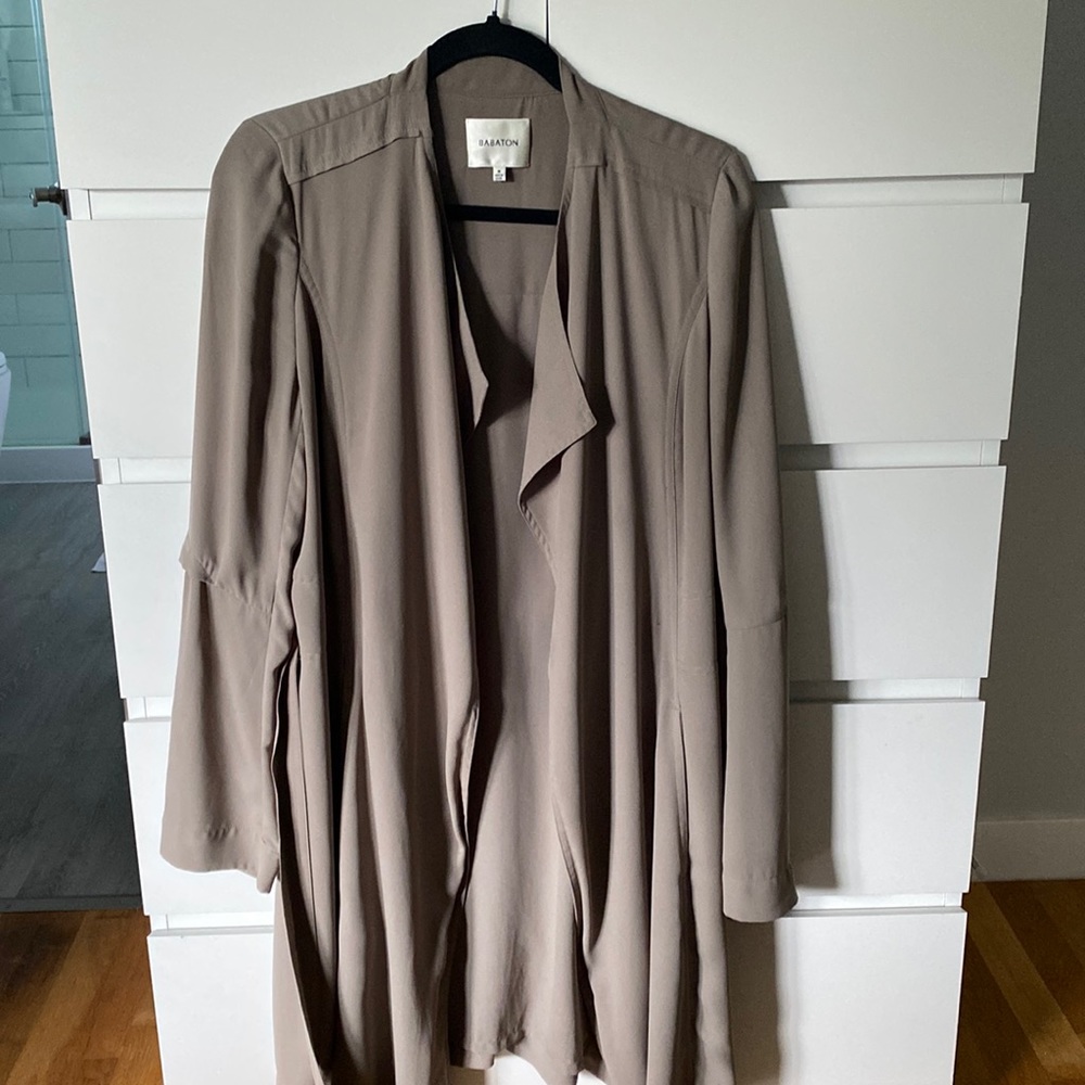 Aritzia Taupe Trench Coat